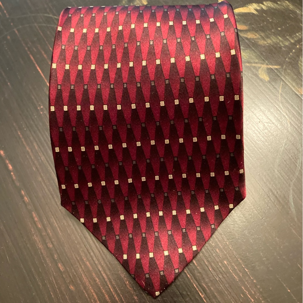 Handmade silk necktie Vintage
